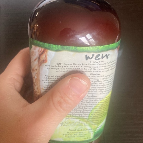 Wen Summer Coconut Lime Verbena Cleansing Conditioner- 16 fl oz size.Brand new - Picture 4 of 4